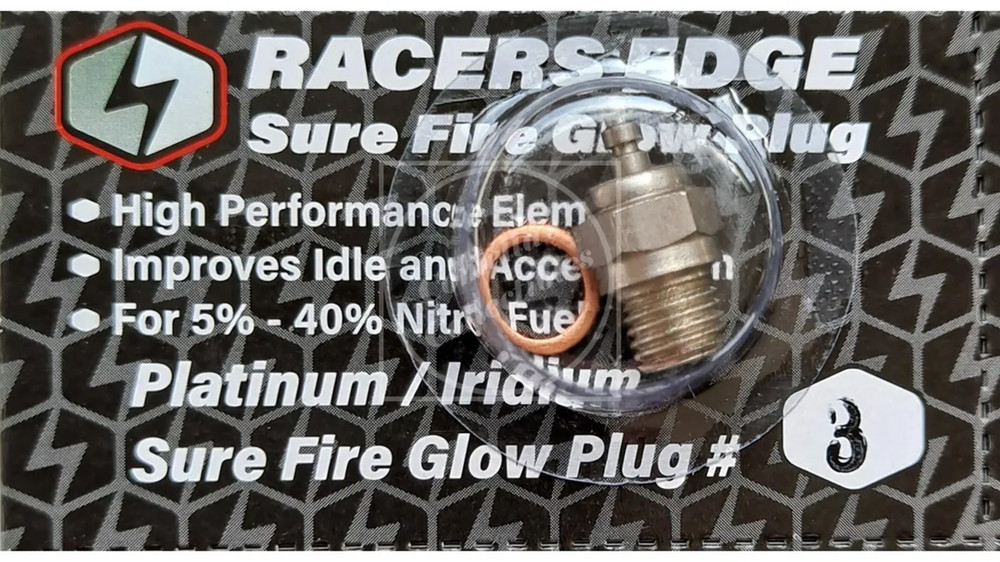 Racers Edge Sure Fire Glow Plug Medium Hot #3 SF3