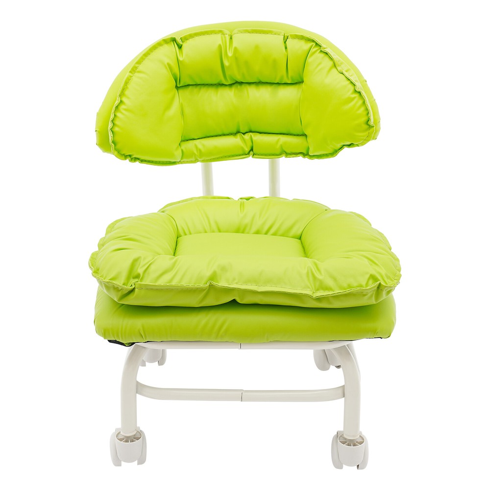Ergonomic Rolling Stool with Back Rest, Heavy Duty Rolling Stool, Roller Chair