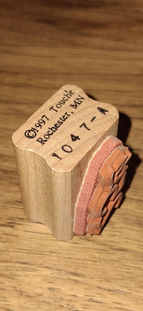 Rubber Stamp,25th,touche,(B214)