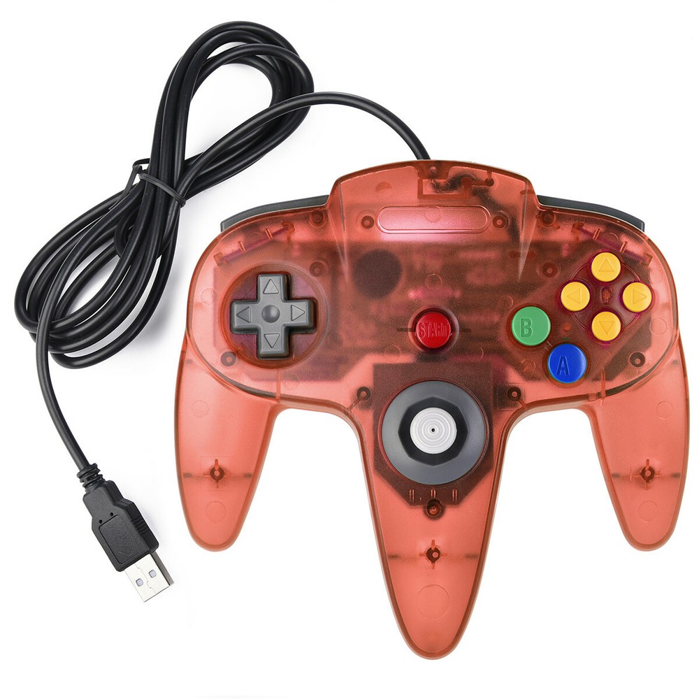 USB NINTENDO 64 N64 GAMES CLASSIC GAMEPAD CONTROLLERS FOR USB TO PC / MAC