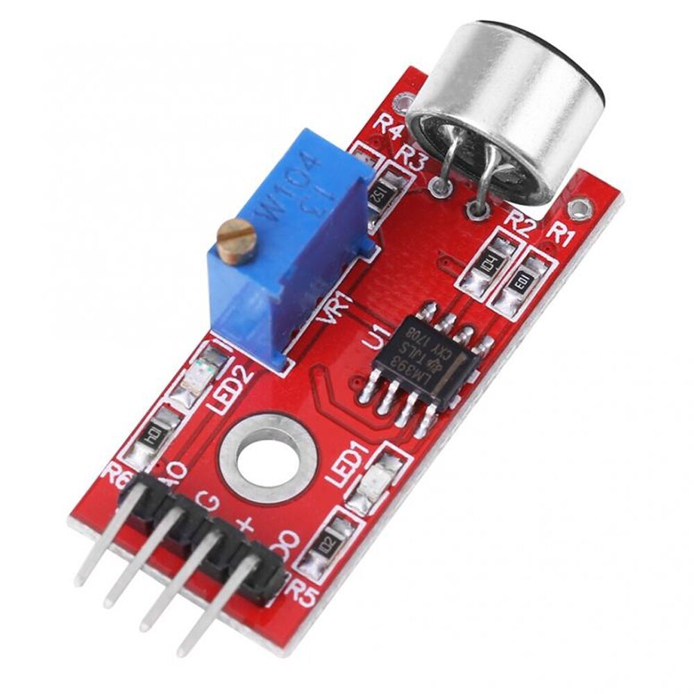 DC 3.3V/5V Microphone Module High Sensitivity Microphone Audio Amplifier Module