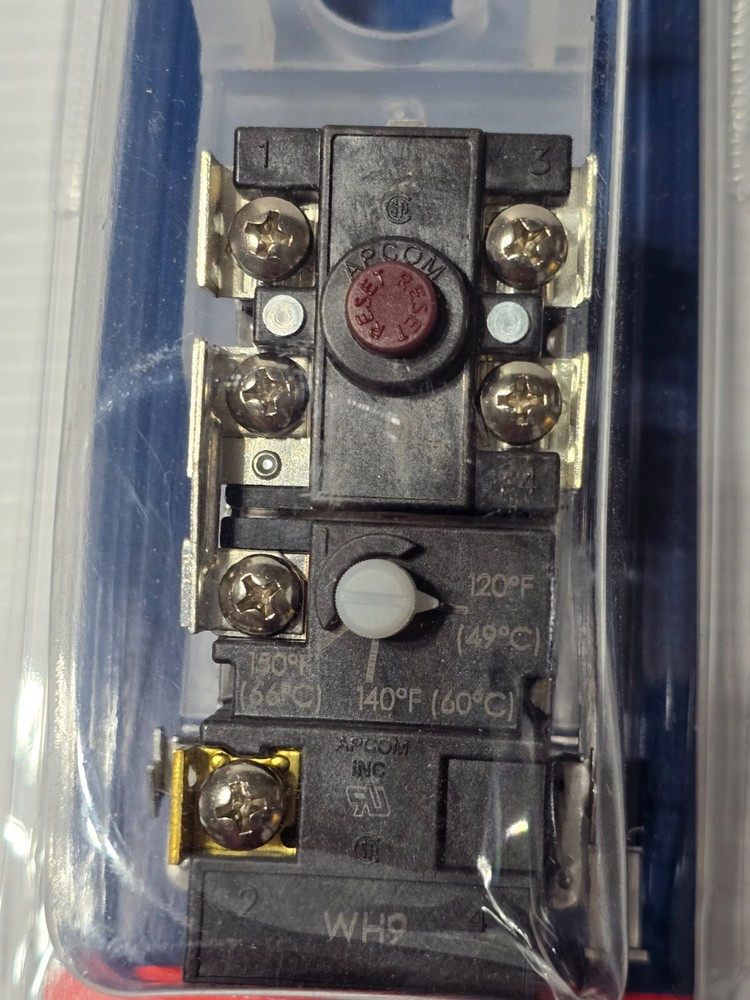 Camco 07843 Single Element Water Heater Thermostat w/ HLC, Apcom Style