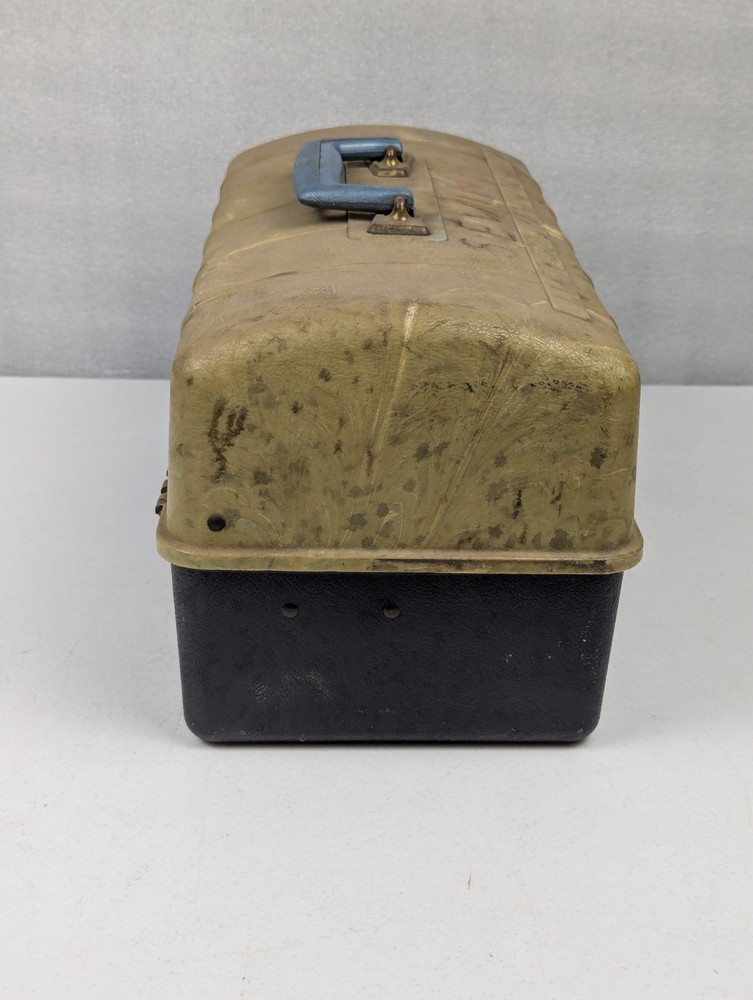 Vintage Sewing Box Thread Spool Holder & Drawer Storage