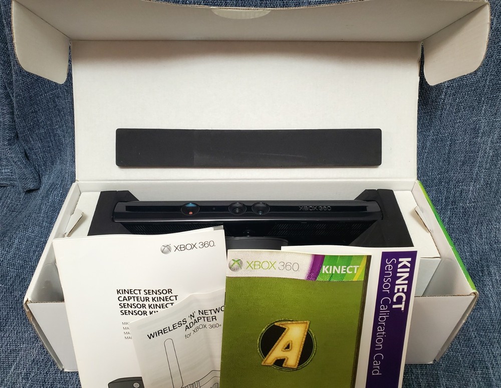 Microsoft Xbox 360 Kinect Motion Sensor Camera Black, Wired