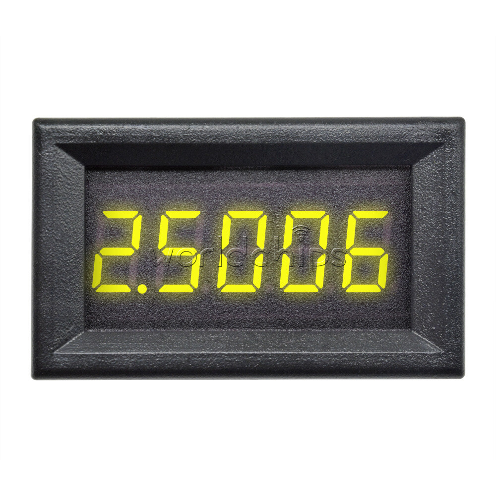RGB LED DC 0-4.3000-33.000V 5 Digit Digital Voltmeter Voltage Meter Car Panel