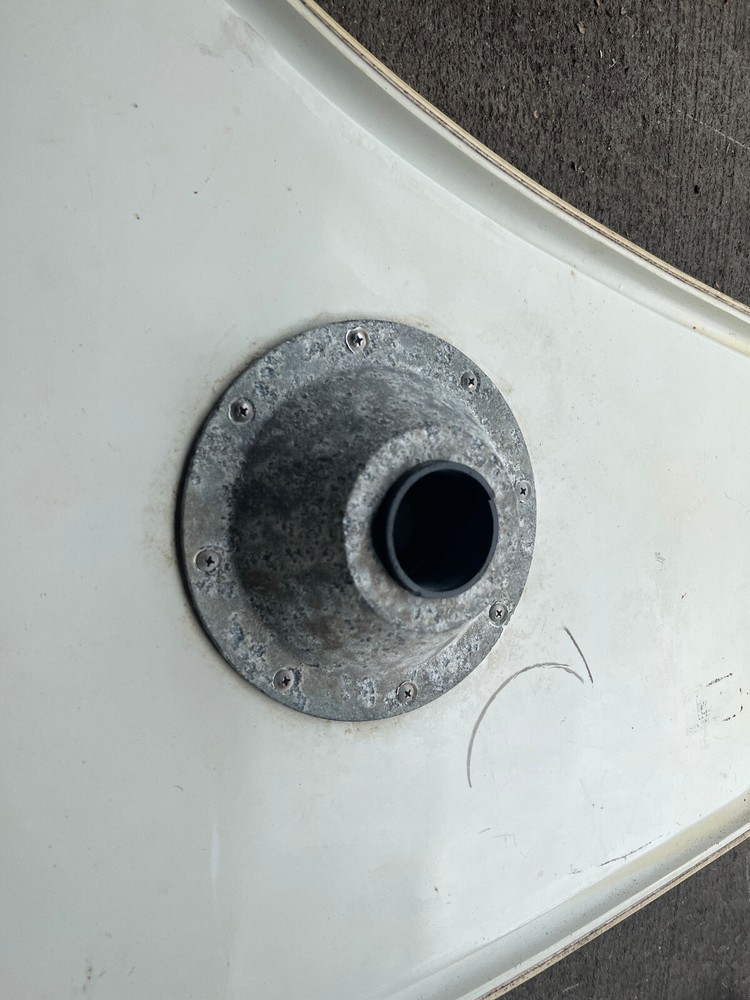 Marine RV boat table top with Pole Worn