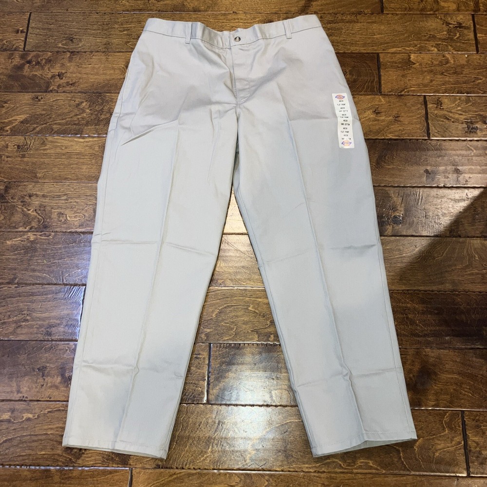 Dickies Flat Front Size Size 40 X 30 Tan Uniform/Work Pants ￼