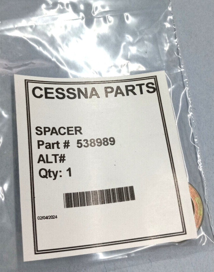 CESSNA P/N 538989 SPACER