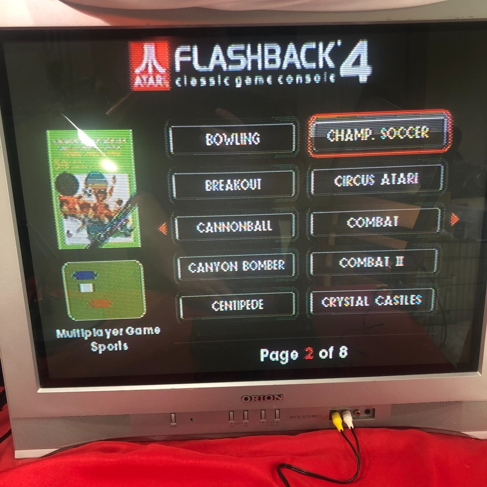 Atari Flashback 4 game console 75 games 2 controllers - VIDEO OF IT WORKING!