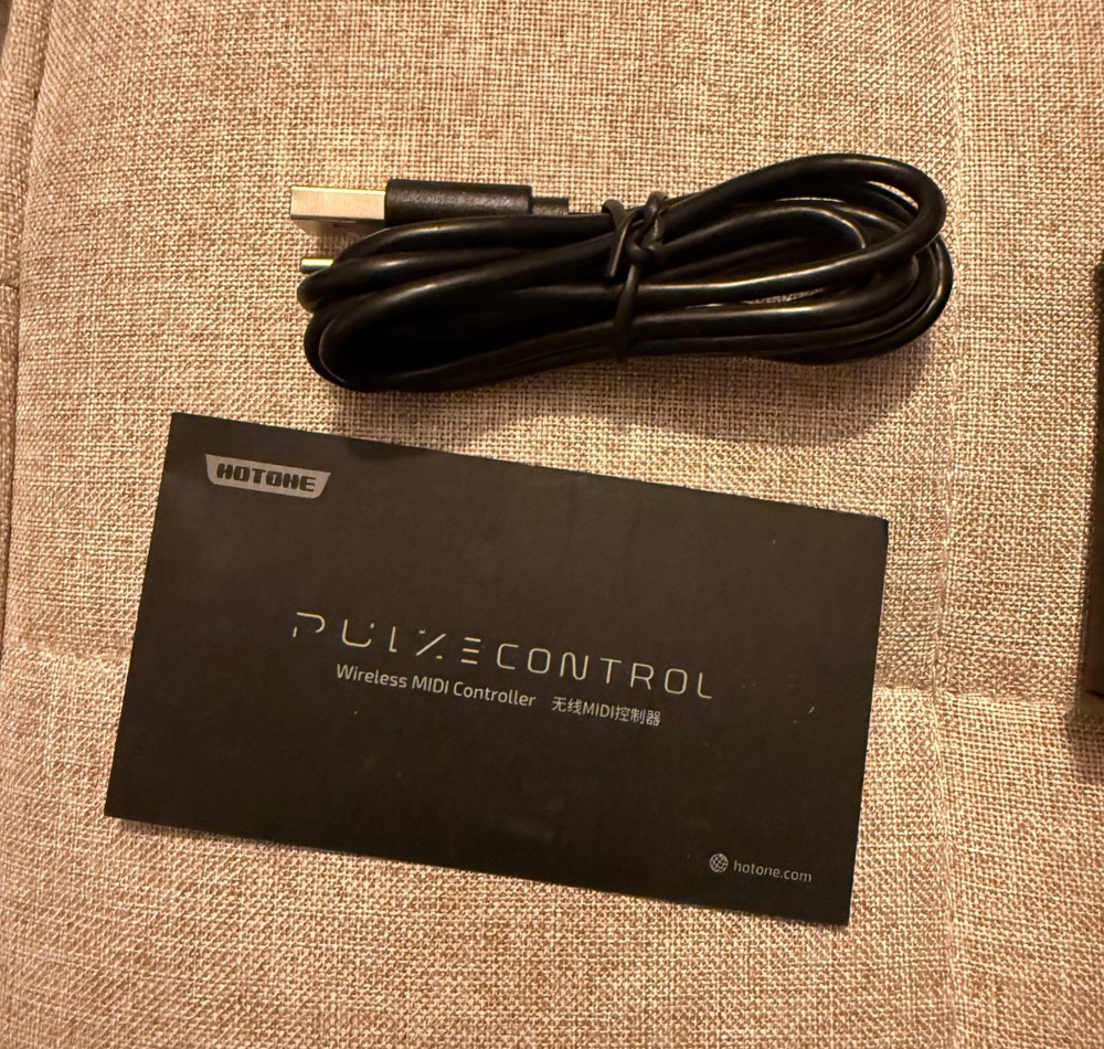 Hotone Pulse Control 2-Taste Wireless BT MIDI Fuß Controller Pedal Open Box