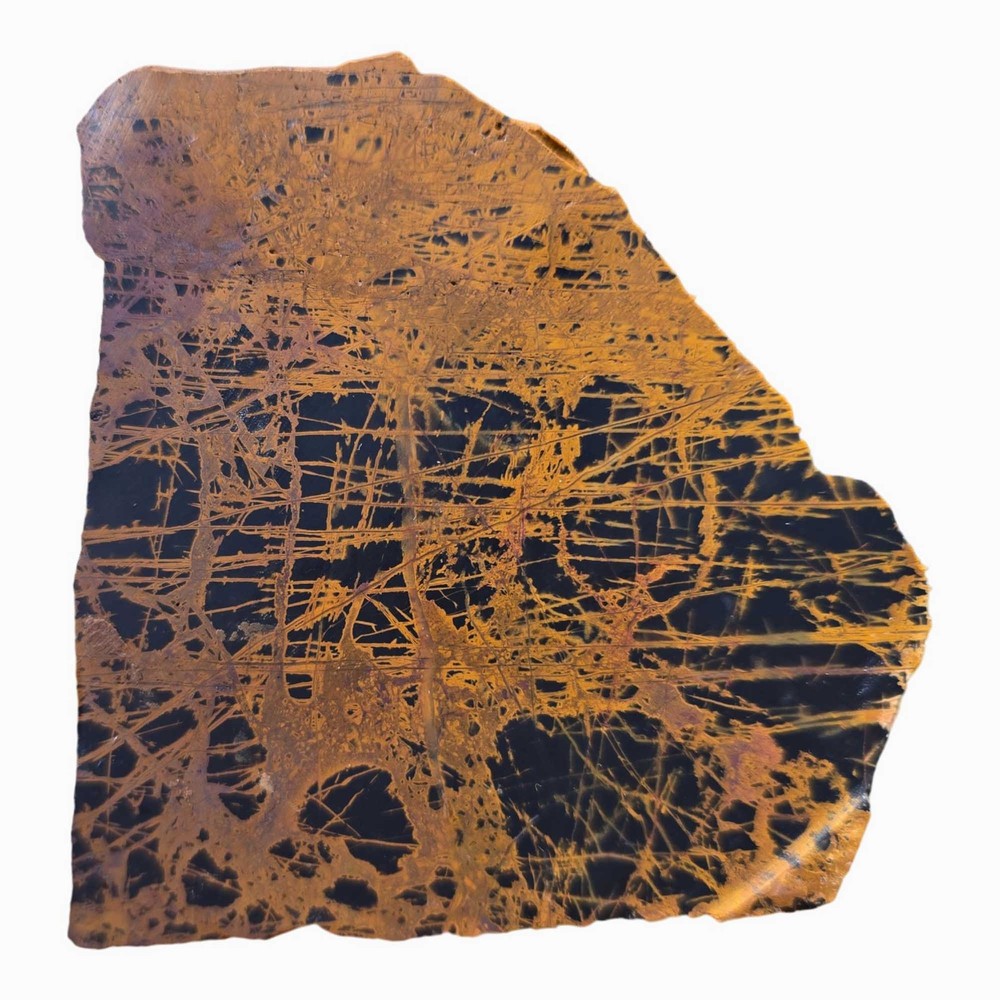 Pilbara Jasper Slab - Coffee Spiderweb Pattern - Western Australia