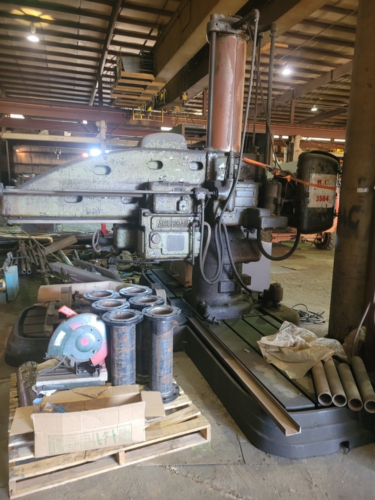 Amercan Tool Works "Hole Wizard" Radial Arm Drill