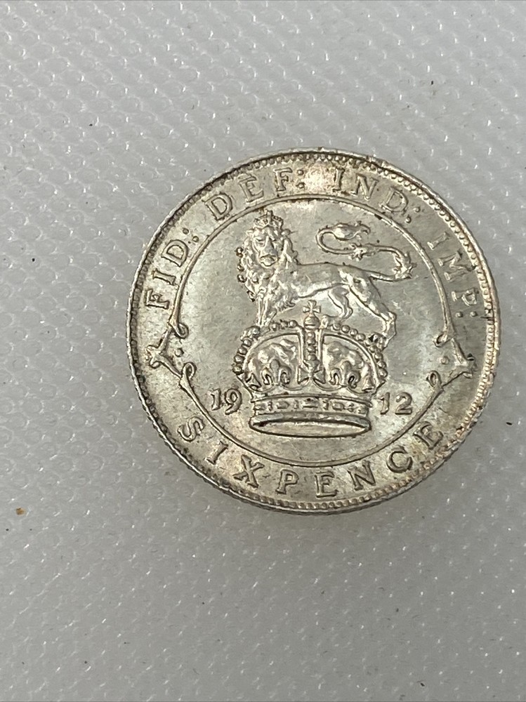 1912 Great Britain 6 Pence D1
