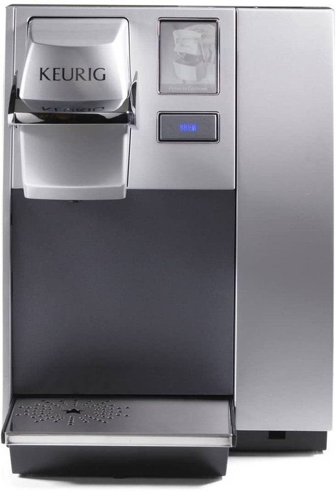 K155 Office Pro Single Serve K-Cup Coffee Maker - Sleek Silver Design