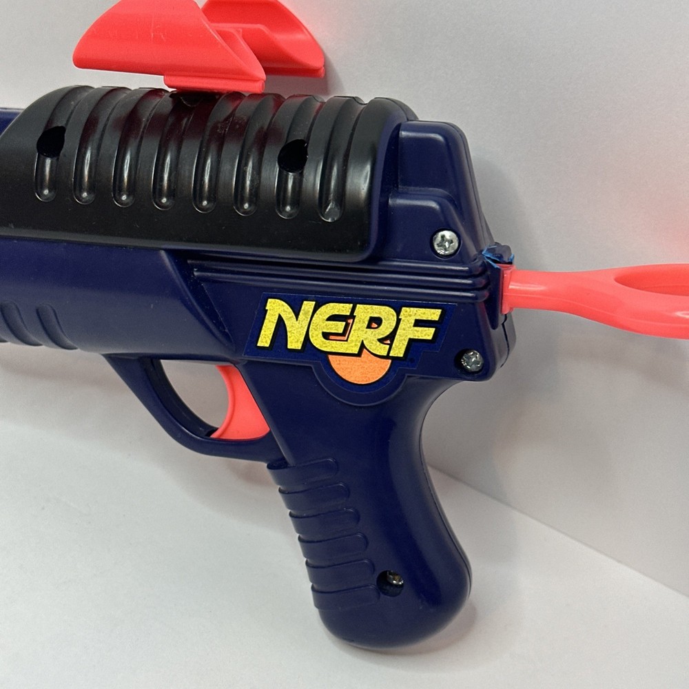 Kenner Nerf Sharp Shooter Single Shot Pull Back Dart Gun Blaster No Darts 1993