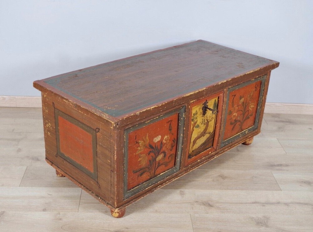 Folk Art Wedding Chest