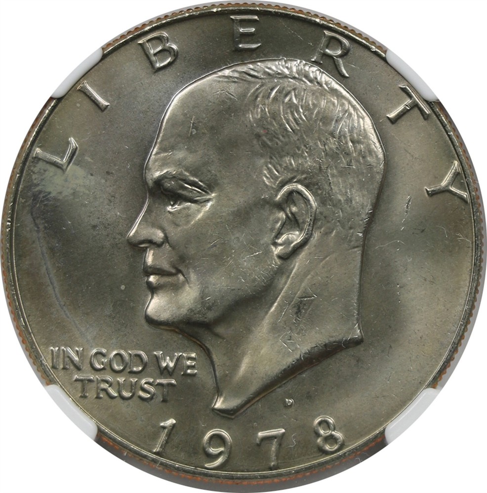 1978-D $1 NGC MS 66 Eisenhower IKE Dollar