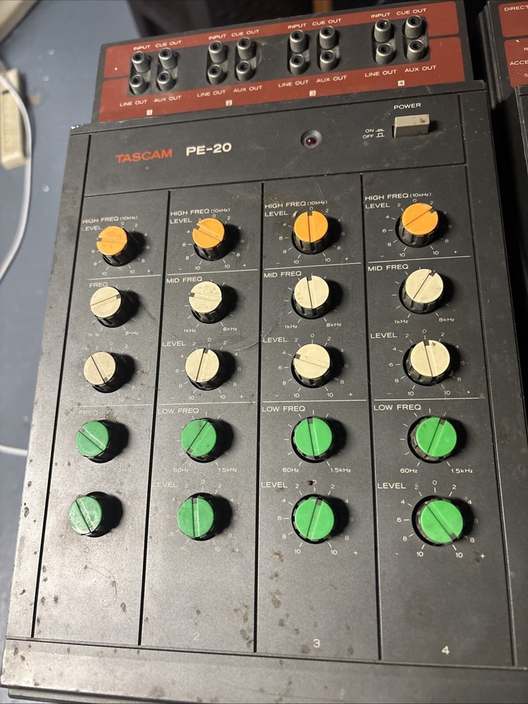 Tascam PE-20 Mixer Powers On