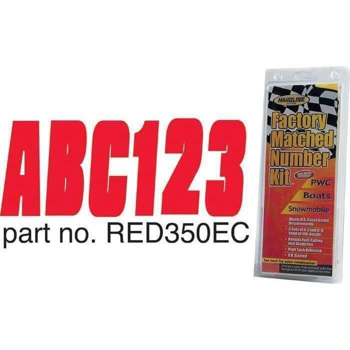 Hardline Products Letter Set White #WHI350EC