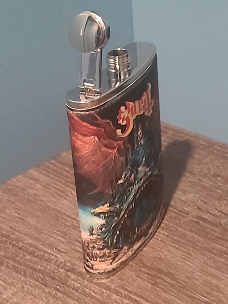 Ghost: Prequelle 8 oz flask custom made NEW