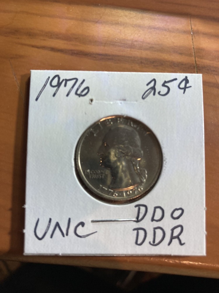 1976 bicentennial quarter DDO & DDR