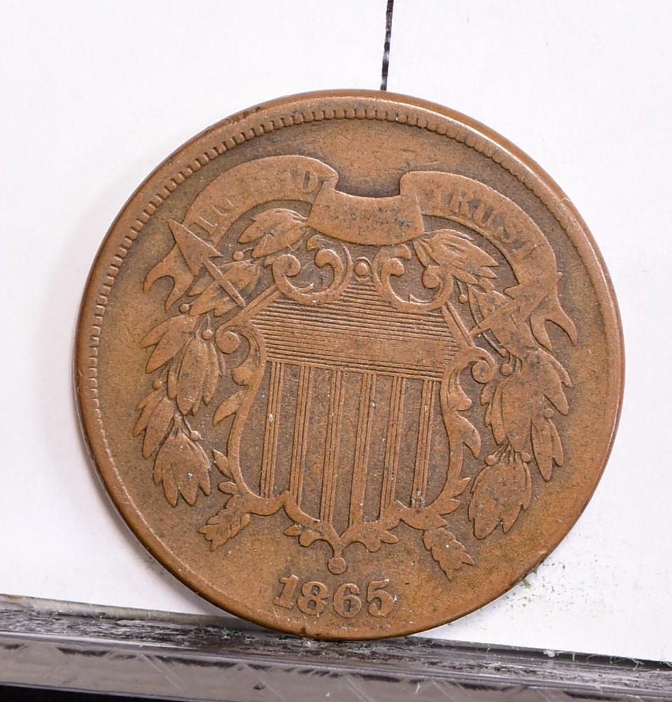1865 Two Cent Piece - Good (#56776-L)
