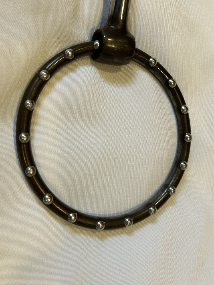 Snaffle Bit 3" Rings 6" Mouth Piece 1/4 Thickness