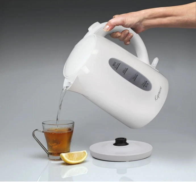New Capresso Electric Water Kettle White