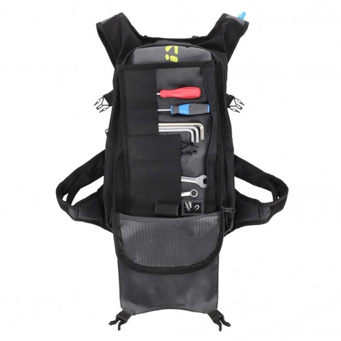 Acerbis H2O Hydration Pack - 10L Backpack w/2L Hydration Pack (Black/Grey/Fluo)