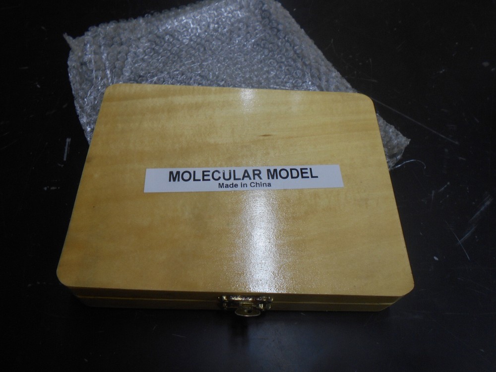 Molecular Model in Wood Case used primarily for Teaching Chemistry
