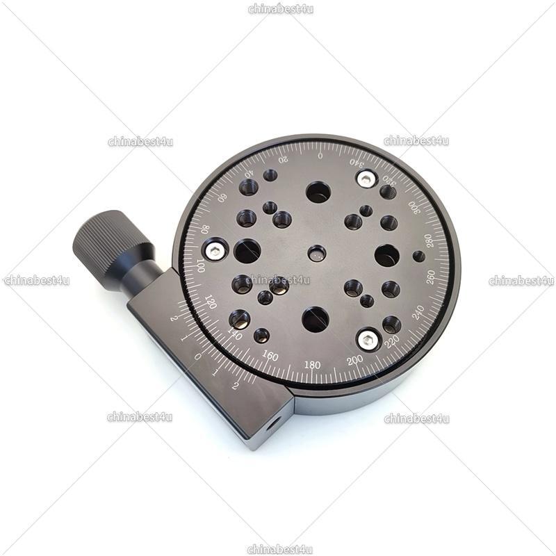 360 degree Manual Rotary Stage Rotating Platform Turntable Load15kg Φ100mm
