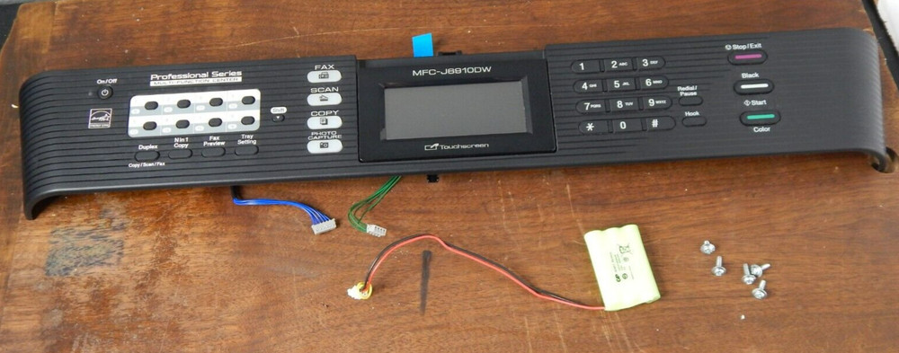 BROTHER MFC-J6910DW replacement part display panel with wiring harness