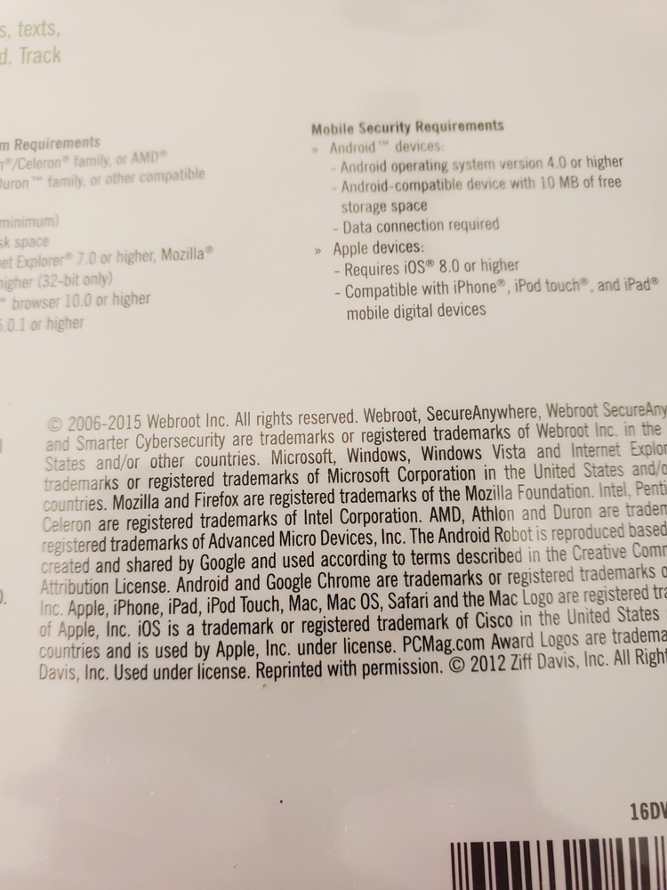 Webroot SecureAnywhere Internet Security - Full Version for Windows & Mac...