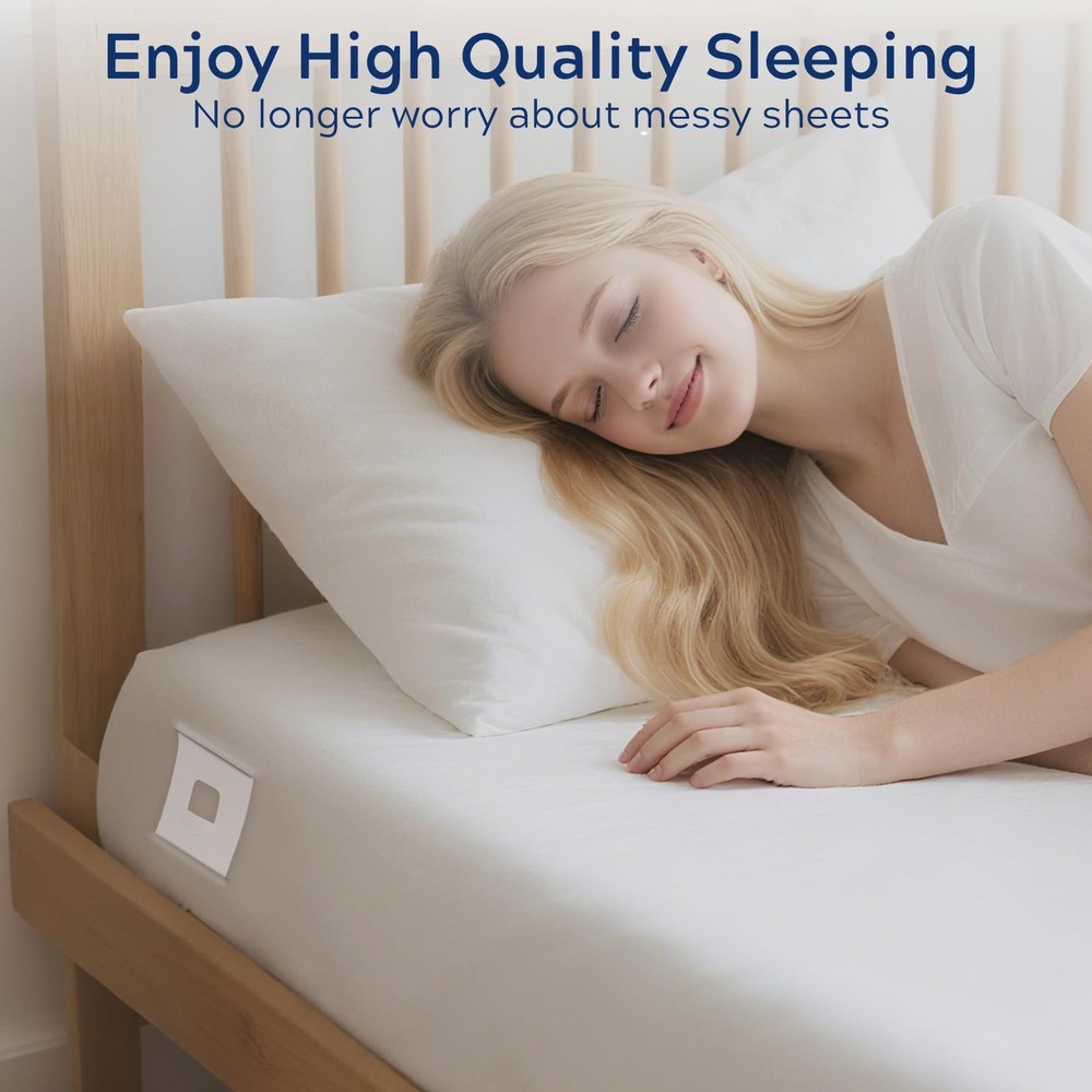 Upgrade Bed Holders for Corners: 4Pcs Fitted Lock Holders Keep Sheets Firm & ...