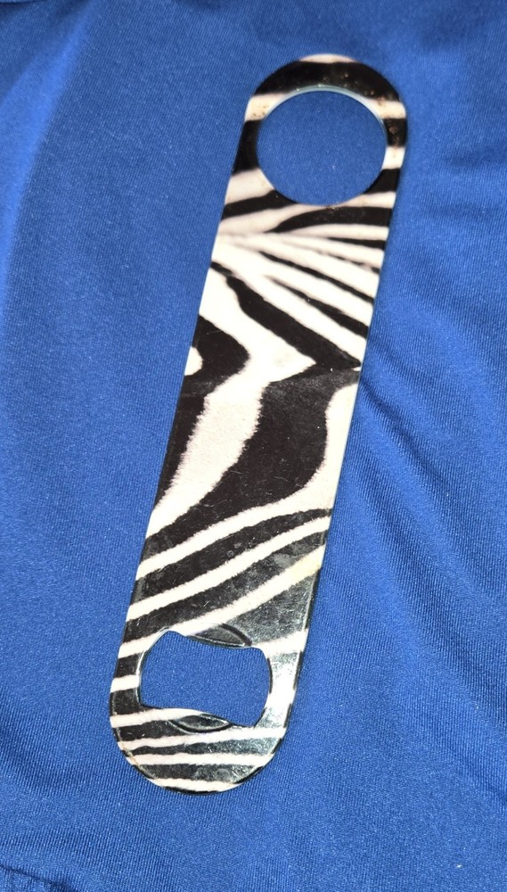 Zebra Bottle Opener