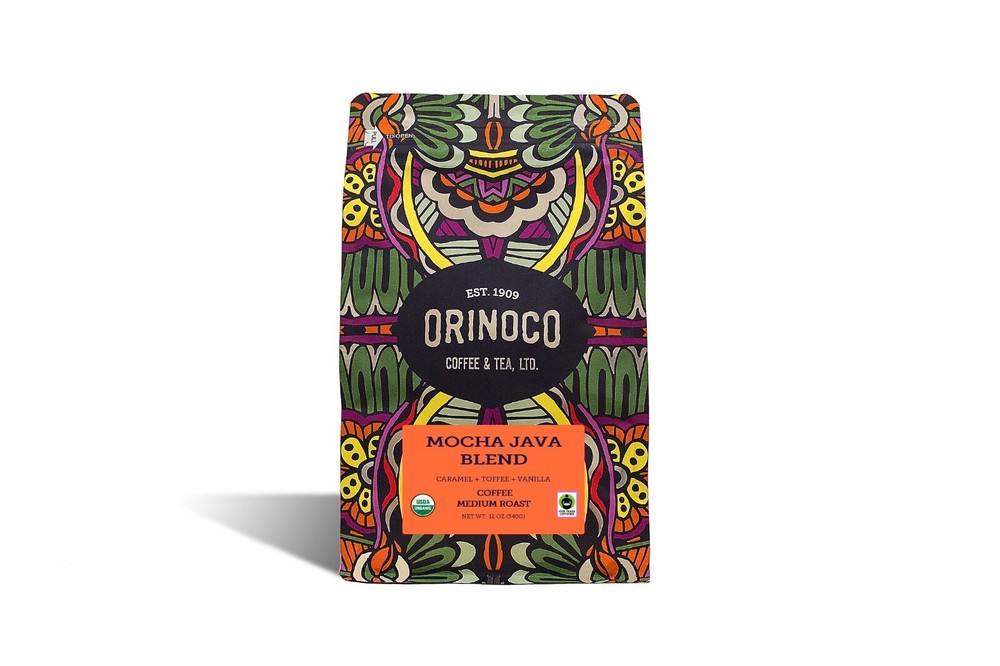 Orinoco, Organic Fair Trade Mocha-Java Blend, Coffee, medium Roast 12oz