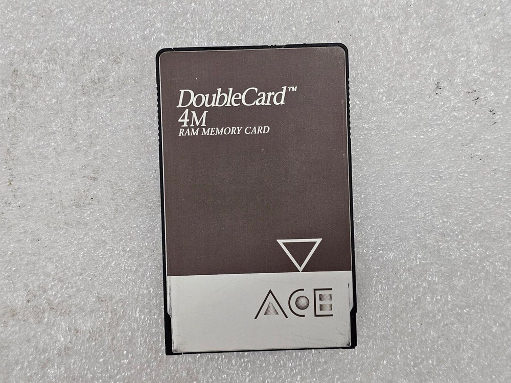 Ace Technologies ACE DoubleCard 4MB SRAM RAM Memory Card Storage Card