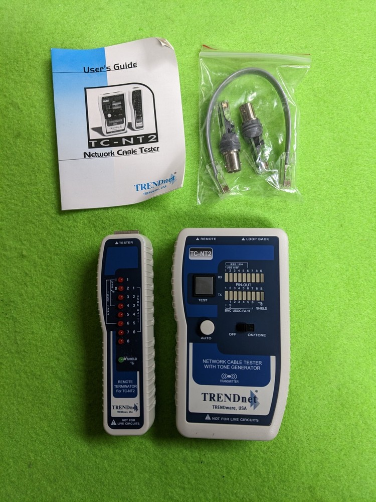 Trendnet TC-NT2 Network Cable Tester with Tone Generator-OPEN BOX