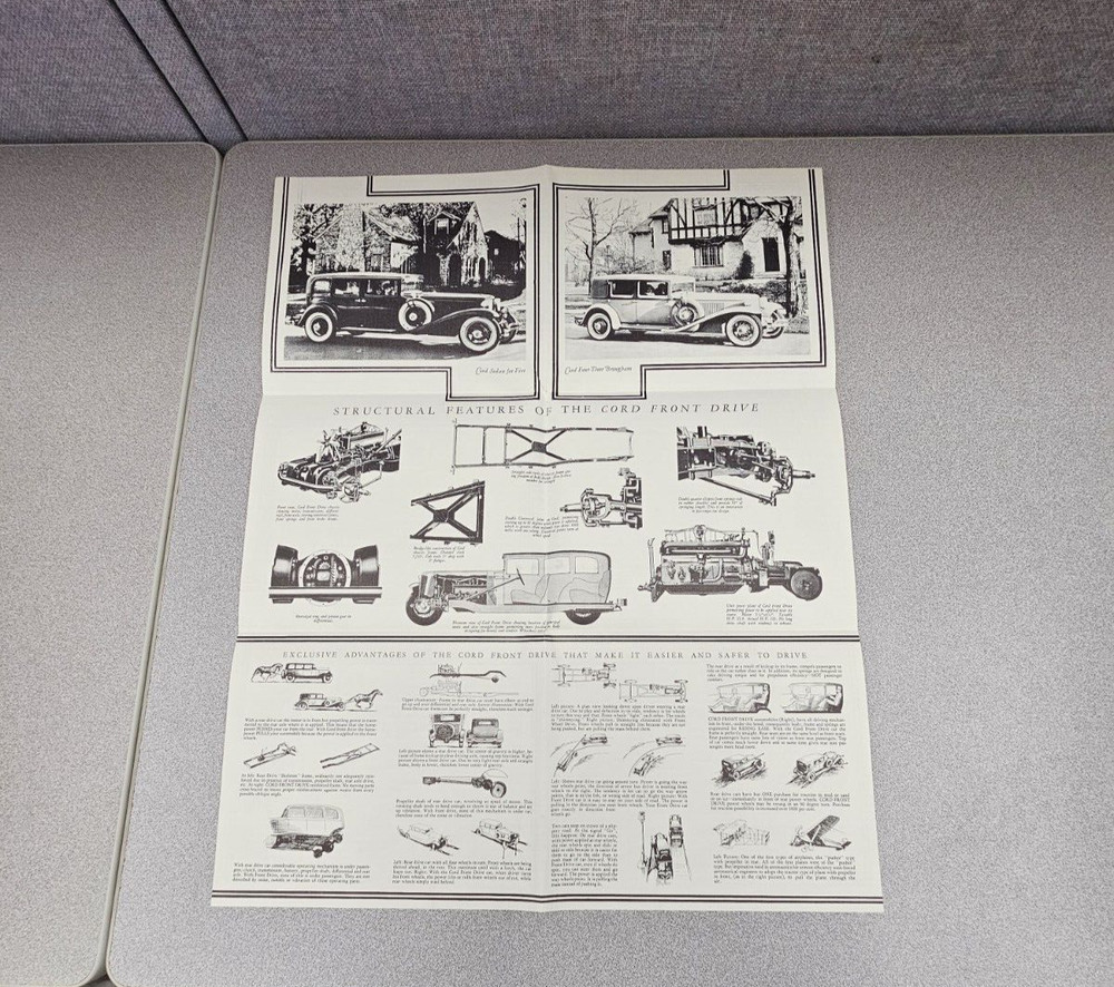 1930 Cord Sales Folder (reprint)