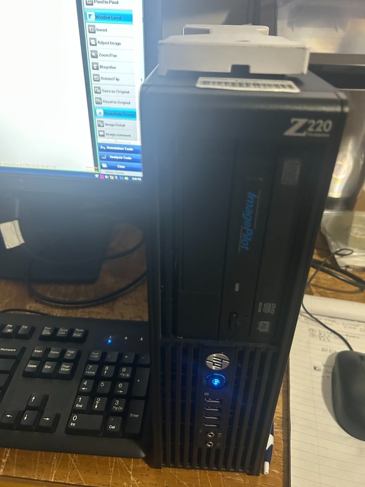 Konica Sigma CR Imaging System with Workstation & Cassettes