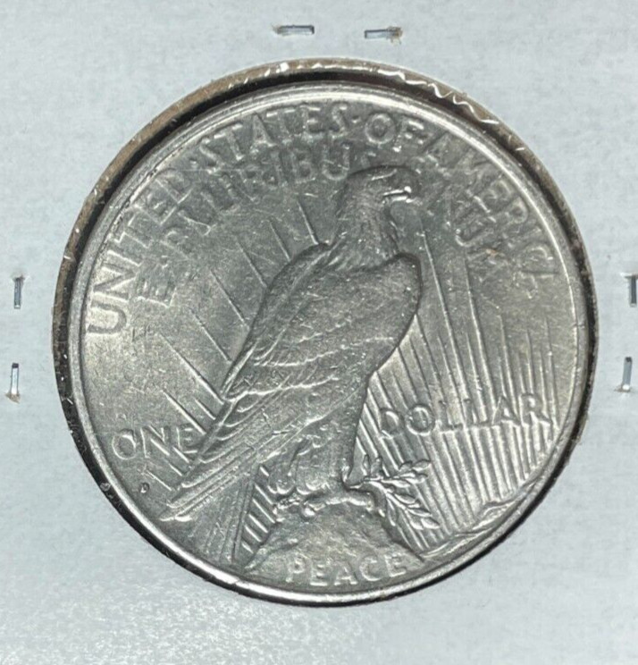 1934-D PEACE SILVER DOLLAR ~ AU ~NICE COIN~