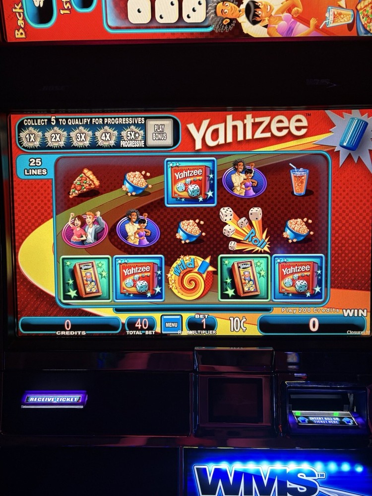 WMS BB2 YAHTZEE SLOT MACHINE SOFTWARE SET GAME & OS EXTREMELY FUN GAME TESTED