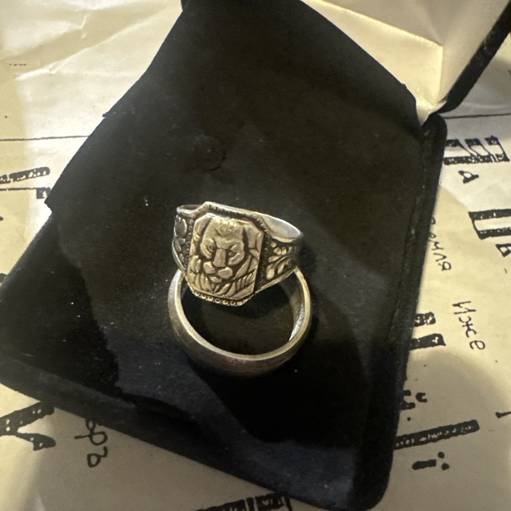 2 German Silver Rings. Tank Commanders 1943 And A Coin Ring