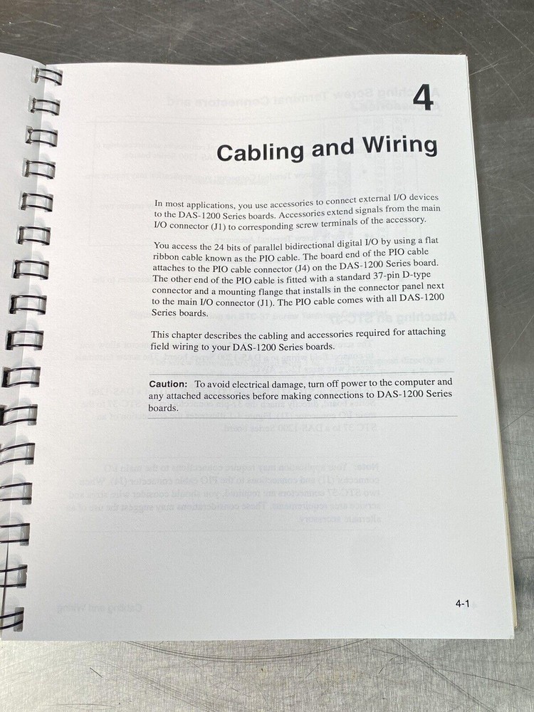 Omega DAS-1200 Series Data Acquisition Board - Users Manual / Instructions Book