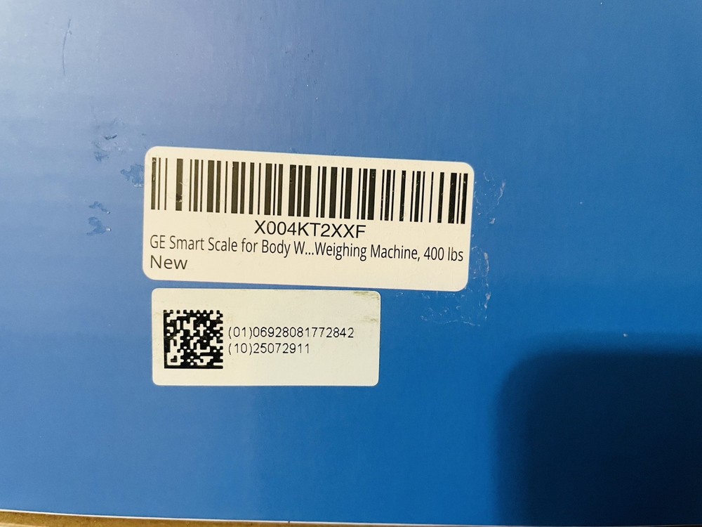 GE CS10G 8-Electrode Smart Body Fat Scale Bluetooth BMI Analyzer 400lb | (j)
