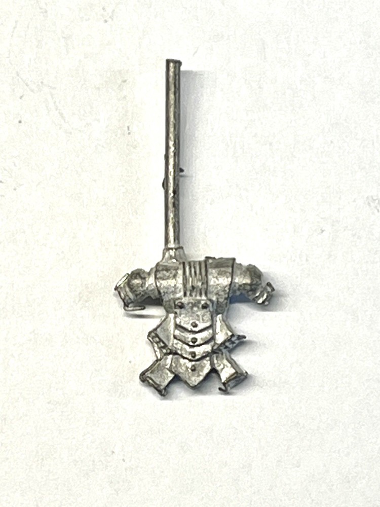 GW 40k Rogue Trader Space Marine Backpack with Banner Pole - Metal OOP