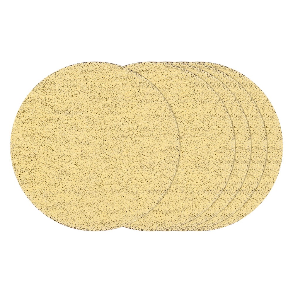 30Pcs Sanding Disc 2 Inch 80 Grit Hook and Loop Random Orbital Sandpaper, Yellow