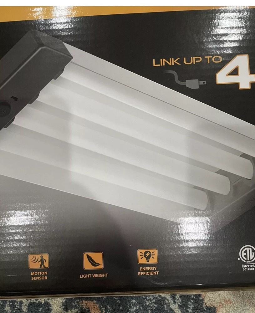 New 2ft Linkable Farpoint LED Shop Light Motion Sensor,7500 Lumens