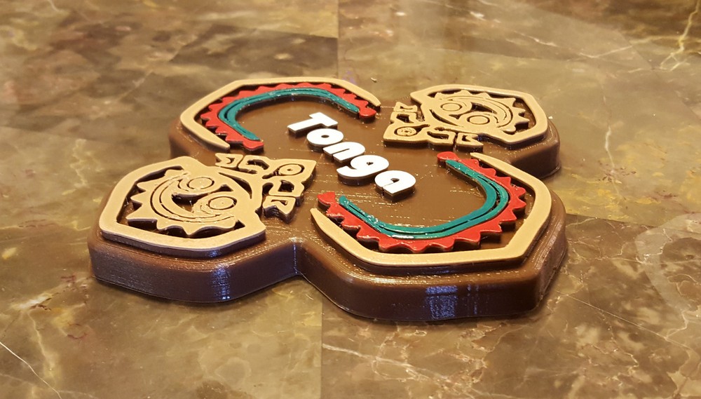 Polynesian Themed Sign / Plaque - Tonga House