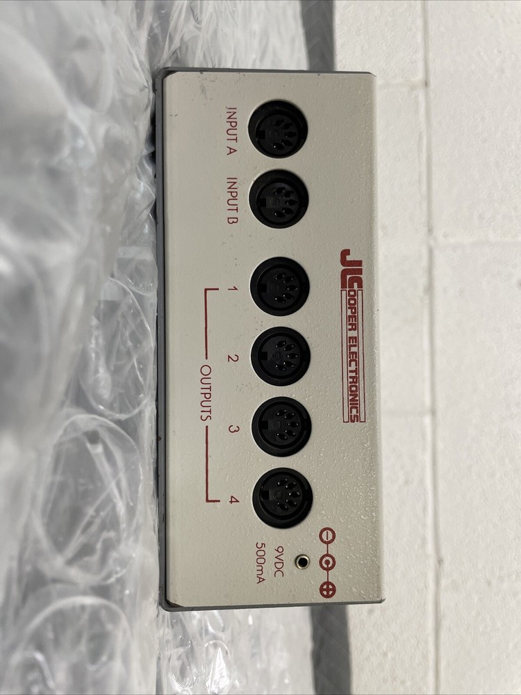 Vintage JL COOPER MSB-3 MIDI 2 Program Select / 4 Outputs